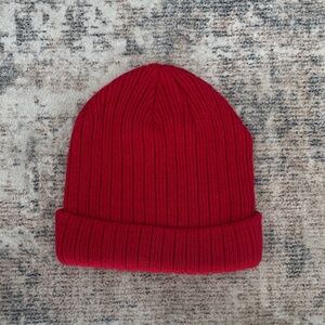 Old Navy Red Knit Beanie